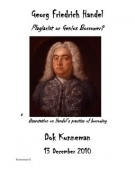 Georg Friedrich Handel: Plagiarist or Genius Borrower?