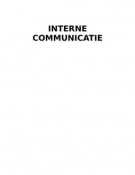 Intern Communicatieplan