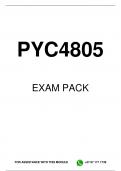 PYC4805 EXAM PACK 2024