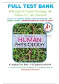Test Bank for Principles of Human Physiology, 6th Edition (Stanfield, 2016) | Complete Guide 2022/23
