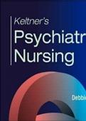 Test Bank For Keltners Psychiatric Nursing, 9th Edition By Debbie Steele Chapters 1-36 Complete Guide