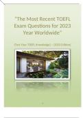 All 2023 TPO Tests for TOEFL Exam