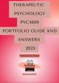 PYC4809 PORTFOLIO 2023: Guide and Correct Answers