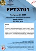 FPT3701 Assignment 2 (COMPLETE ANSWERS) 2024