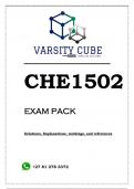 CHE1502 EXAM PACK 2023