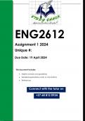 ENG2612 Assignment 1 (QUALITY ANSWERS) 2024