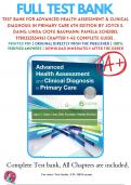 Test Bank For Advanced Health Assessment & Clinical Diagnosis in Primary Care 6th Edition By Joyce E. Dains; Linda Ciofu Baumann; Pamela Scheibel 9780323554961 Chapter 1-42 Complete Guide .