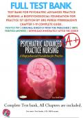 Test Bank For Psychiatric Advanced Practice Nursing: A Biopsychosocial Foundation for Practice 1st Edition By Eris Perese 9780803622470 Chapter 1-19 Complete Guide .