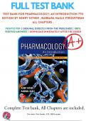 Test Bank For Pharmacology: An Introduction 7th Edition By Henry Hitner , Barbara Nagle 9781259718564 ALL Chapters .