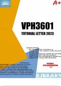 VPH3601 Tutorial Letter 2023