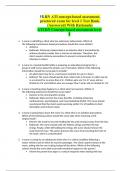 15.RN ATI concept-based assessment, proctored exam for level 1 Test Bank. (Answered) With Rationales