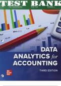TEST BANK for Data Analytics for Accounting, 3rd Edition By Vernon Richardson, Ryan Teeter and Katie Terrell. ISBN13: 9781264444908. Complete Chapters 1-10.