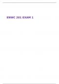 ENWC 201 EXAM 1