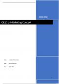OE101- Marketing context report
