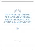 Varcarolis Essentials of Psychiatric Mental Health Nursing 5th Edition Fosbre Test Bank Chapter 1 - 28