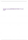Portage Learning MICROBIOLOGY BIOD 171 Lab 4 Exam