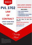  Pvl3702- "2023" (This is the latest pack updated for Oct 2023 Exam) Past Memos (Inc. May 23' Exam ) Assignment Solutions/Notes/Mcq (Buy Quality!!)Searchable doc