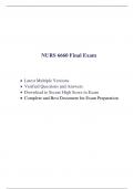 NURS 6660 Final Exam (2 Versions, 150 Q & A, Latest-2023) / NURS 6660N Final Exam / NURS6660 Final Exam / NURS6660N Final Exam |Verified Q & A, Complete Document for EXAM|