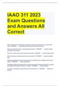IAAO 311 2023 Exam Questions and Answers All Correct 