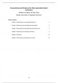 Summary Accounting and Finance for Non-Specialists Buas Exam