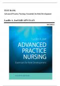 Test Bank - Advanced Practice Nursing: Essentials for Role Development, 4th Edition (Joel, 2018), Chapter 1-30 | All Chapters