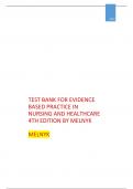 Exam (elaborations) Medicine /  Surgery   Evidence-Based Practice in Nursing