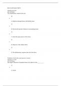  BIO 251 Questions & Answers. Complete Solutions Guide. All 100% Correct