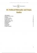 College aantekeningen Political philosophy and organization studies (431014-B-6) 