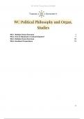 Werkcollege aantekeningen Political philosophy and organization studies (431014-B-6) 