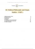 Lecture notes 7-13 Political philosophy and organization studies (431014-B-6)