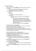 Samenvatting biologie thema 1: Inleiding in de biologie, VWO 4
