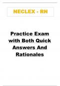  Comprehensive NECLEX-RN Predictor Green Light Practice Exam With Both Quick Answers And Rationales