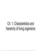 Living Organisms Organization 