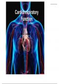 Cardio respiratory System 
