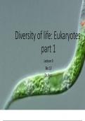 Eukaryote Diversity 