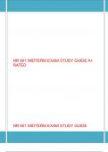 NR 601 MIDTERM EXAM STUDY GUIDE A+ RATED