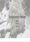 Evolutionary Forces 