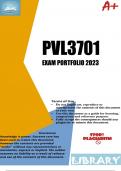 PVL3701 PORTFOLIO 2023 [May/June _Main Exam Answers]