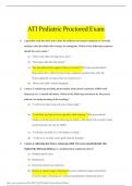 ATI Pediatric Proctored Exam