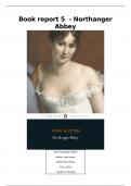 Boekverslag Northanger Abbey van Jane Austen uit klas 6 vwo (cijfer: 10)