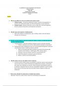 Fundamentals of nursing study guide