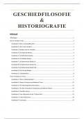 Samenvatting Historiografie & Geschiedfilosofie