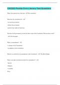 CIV2222 Florida Civic Literacy Test Questions | 115 Questions with 100% Correct Answers | Verified | 21 Pages