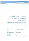 VVPK09 Onderzoek en innovatie rondom palliatieve ondersteuningsbehoeften 