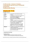 Cardiovascular - Summary Saunders Comprehensive Review for the  NCLEX-RN Examination