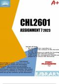 CHL2601 Assignment 7 (COMPLETE ANSWEERS) 2023 (783798) - DUE 26 June 2023