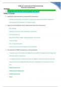 NUR2115- Fundamentals of Professional Nursing Final Exam Concept Review Latest