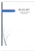 B1-K1-W7 Evalueert de geboden  ondersteuning