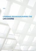 Samenvatting -  Criminal Behavior During the Life Course