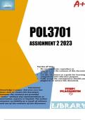 POL3701 Assignment 2 (COMPLETE ANSWEERS) 2023 (754151 )